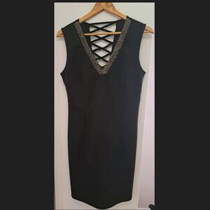 Woman's Cocktail dress Black Midi